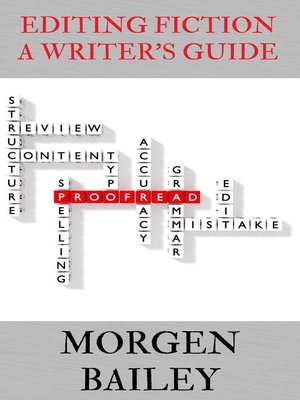 cover image of Editing Fiction ~ a Writer's Guide